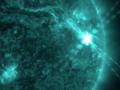 El Observatorio de Dinámica Solar de la NASA capturó esta vista de una erupción solar de clase X2,8