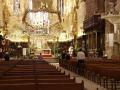 11 May 2020, Spain, Palma: Believers pray in the cathedral of Palma de Mallorca.