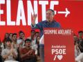 El secretario general del PSOE andaluz, Juan Espadas, en un acto de su partido en Granada