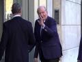 El Rey D. Juan Carlos entrando al restaurante por el cumpleaños de la Infanta