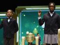 Los niños del colegio San Ildefonso cantan los números de la Lotería de Navidad una vez más