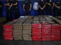 Paquetes de cocaína intervenidos en una reciente operación policial en Algeciras (Cádiz)