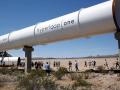 Instalación de los tubos de Hyperloop One por los que deberían haber viajado los trenes
