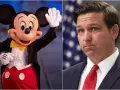 El gobernador de Florida, Ron DeSantis, mantiene una guerra abierta contra Disney