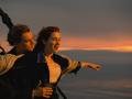 TITANIC, from left: Leonardo DiCaprio, Kate Winslet, 1997. TM & Copyright ©20th Century Fox Film Corp. All rights reserved./Courtesy Everett Collection 
1990s movies 1997 movies 4MMR12 Arms outstretched Couple Dicaprio,leonardo Exterior Movies PvVAM Red hair Ship Ste-DOM Winslet,kate