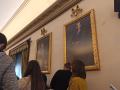 Cuadro de Felipe VI en el salón de plenos del Ayuntamiento de Pamplona