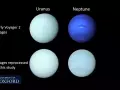 Imágenes de Urano y Neptuno captadas por la Voyager 2