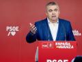 El secretario de Organización del PSOE, Santos Cerdán, durante una rueda de prensa posterior a la reunión de la Comisión Ejecutiva Federal del PSOE, en la sede del PSOE en Ferraz, a 8 de enero de 2024, en Madrid (España). La comisión es el órgano ejecutivo del PSOE. Aprueba los documentos políticos de la organización, realiza el seguimiento de la acción de gobierno y dirige y coordina la actividad cotidiana del partido.
08 ENERO 2024;REUNIÓN;PSOE;PARTIDO;SOCIALISTA;OBRERO;ESPAÑOL;FERRAZ;SEDE;
Carlos Luján / Europa Press
08/1/2024