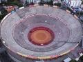Vista aérea de la plaza de toros mexicana Plaza México