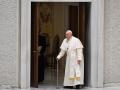 El Papa Francisco, a su llegada a la audiencia general este miércoles