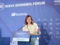 La alcaldesa de Valencia, María José Catalá, este miércoles, en el Nueva Economía Fórum, en Valencia