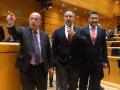 Abascal junto a Ignacio Gil Lázaro entrando en la sesión plenaria