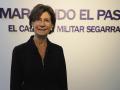 Mónica Ruiz, comisaria de la exposición Marcando el paso