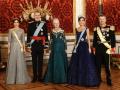 Los Reyes Felipe VI y Letizia junto a la reina Margarita II de Dinamarca y los príncipes herederos, Federico y Mary