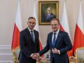 El primer ministro polaco, Donald Tusk, se ha reunido este lunes con el presidente, Andrzej Duda.