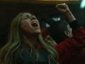 La actriz Itziar Ituño durante el rodaje de 'La casa de papel'