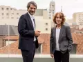 El ministro de Cultura, Ernest Urtasun, y la nueva directora del INAEM, Paz Santa Cecilia