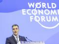 Pedro Sánchez en la edición del Foro Económico de Davos del año pasado.