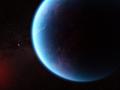 Recreación del exoplaneta K2-18b