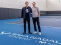 Roger Federer visitó a su amigo Nadal en su academia de Manacor