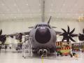Airbus A400M en la planta de Sevilla