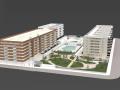 Maqueta del residencial Jardín de la Almunia de Vimpyca en Huerta de Santa Isabel