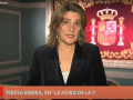Teresa Ribera, durante una entrevista en La Hora de la 1