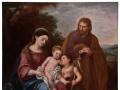 Sagrada Familia con un joven San Juan Bautista de Bartolomé Esteban Murillo