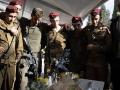 Combatientes israelíes en el funeral de uno de los soldados caídos
