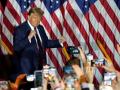 Donald Trump celebra su triunfo en las primarias de New Hamphshire