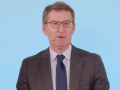 El presidente del PP, Alberto Núñez Feijóo