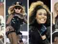 Los artistas Michael Jackson, Beyoncé, Whitney Houston y Lady Gaga