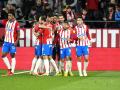 Los jugadores del Girona celebran un gol esta temporada