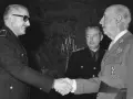 Pedro Zaragoza junto a Francisco Franco