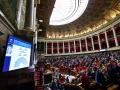 La Asamblea Nacional francesa durante la votación del proyecto de ley del aborto