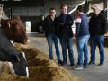 El líder del PP, Alberto Núñez Feijoó, en Lalín