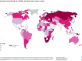 Incidencia y mortalidad del cáncer en cada país