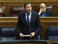 El ministro de Transportes, Óscar Puente durante la sesión de control del Gobierno
