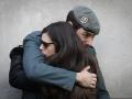 Compañeros de los guardias civiles asesinados en Barbate