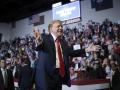 Donald Trump durante un acto de campaña en Carolina del Sur