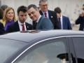 El presidente del Gobierno, Pedro Sánchez, a las puertas de la desaladora de Torrevieja, este miércoles