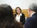 La ministra de Transición Ecológica, Teresa Ribera y el presidente de Canarias, Fernando Clavijo