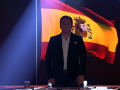Iker Jiménez, durante el minuto de silencio al inicio del programa Horizonte