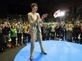 La candidata del BNG, Ana Pontón, en el cierre