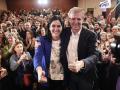 Alfonso Rueda y su secretaria general, Paula Prado