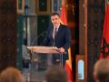 El presidente del Gobierno, Pedro Sánchez, en Marruecos