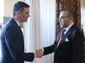 Pedro Sánchez y Mohamed VI, el miércoles en Rabat