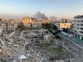 Fotografía que muestra la destrucción en la ciudad de Gaza