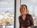 Leticia Espinosa de los Monteros en la redacción de El Debate