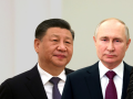 El presidente de China Xi Jinping, el de Rusia Vladimir Putin y el de Corea del Norte Kim Jong-un